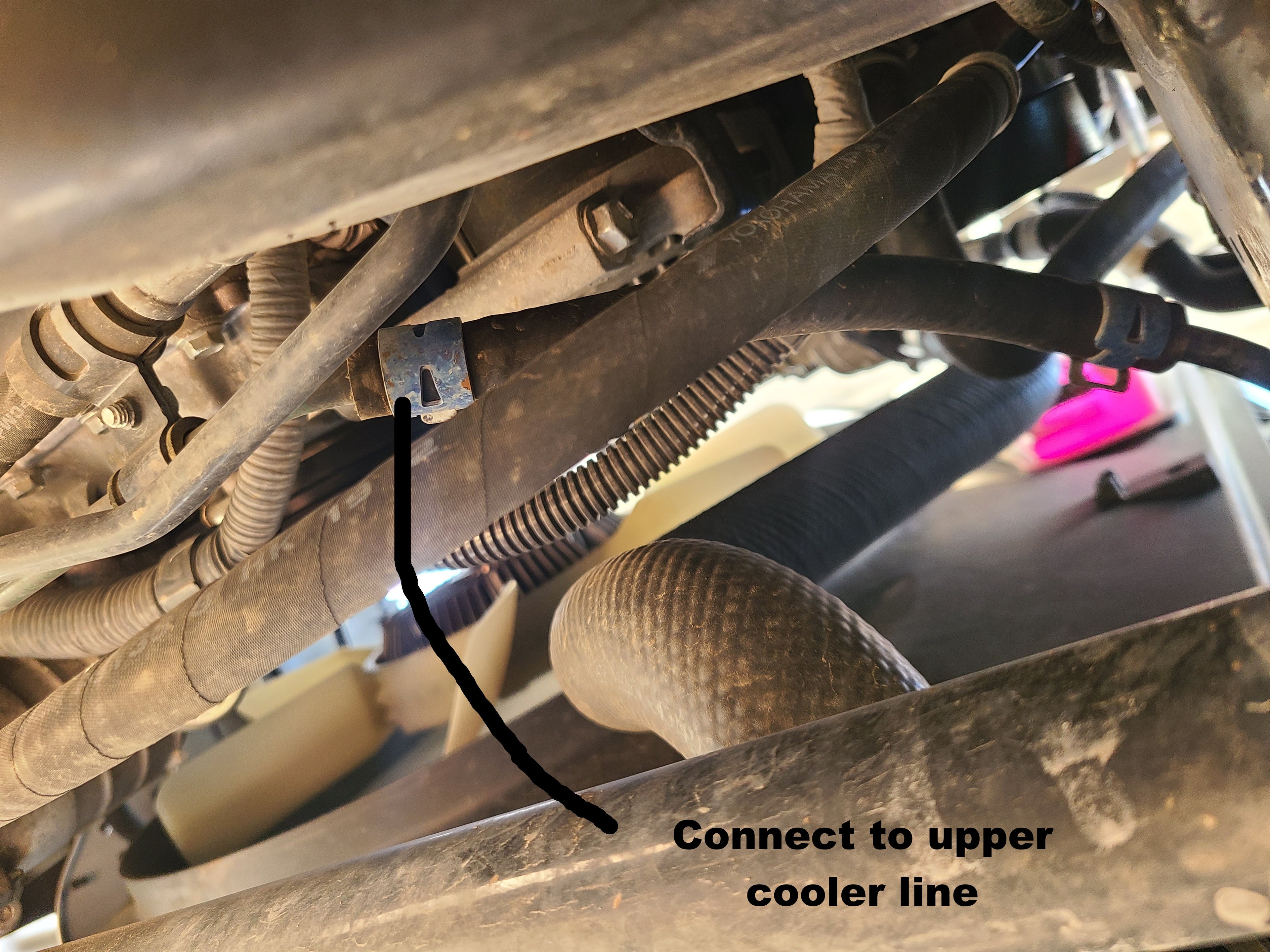 2007-2021 5.7L Tundra Power Steering Cooler Bracket