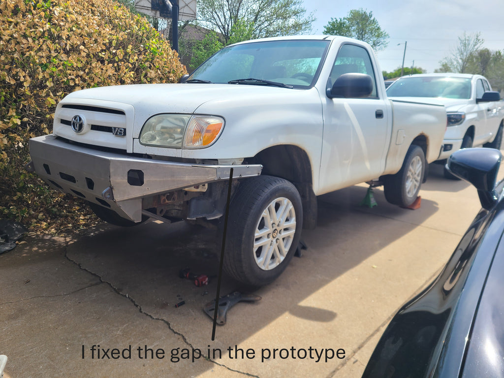 2000-2006 Tundra Front Bumper Manufacturing Drawings
