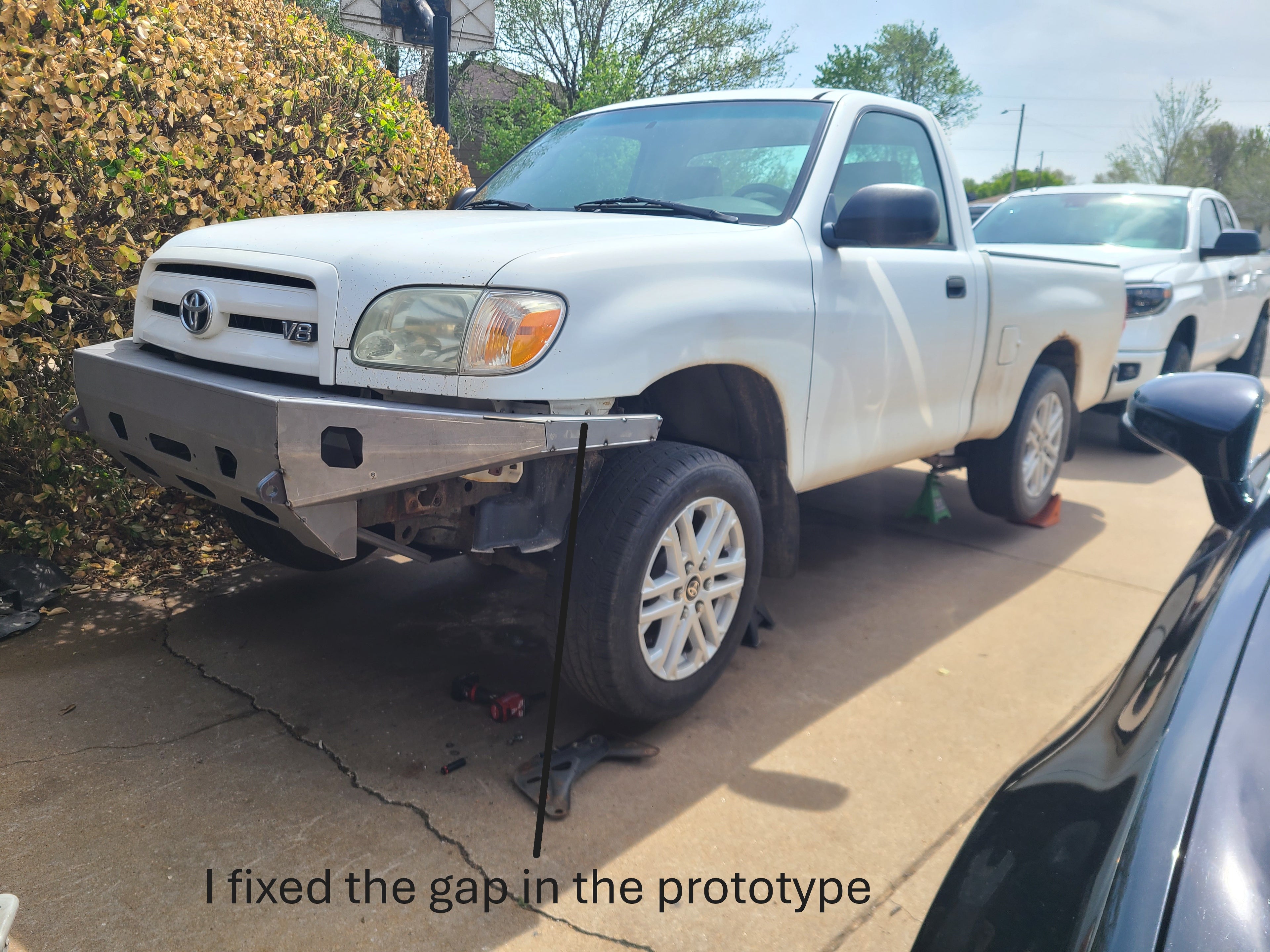 2000-2006 Tundra Front Bumper Manufacturing Drawings