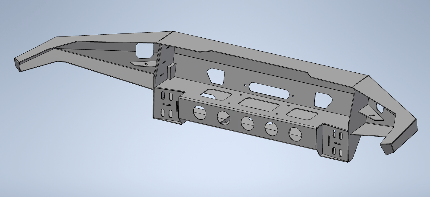 2000-2006 Tundra Front Bumper Manufacturing Drawings Coming Soon