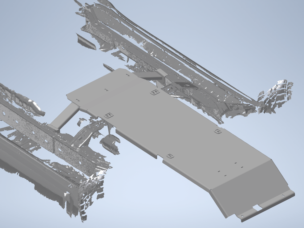 2003-2009 4Runner, FJ, GX470 Skid Plate Manufacturing Drawings