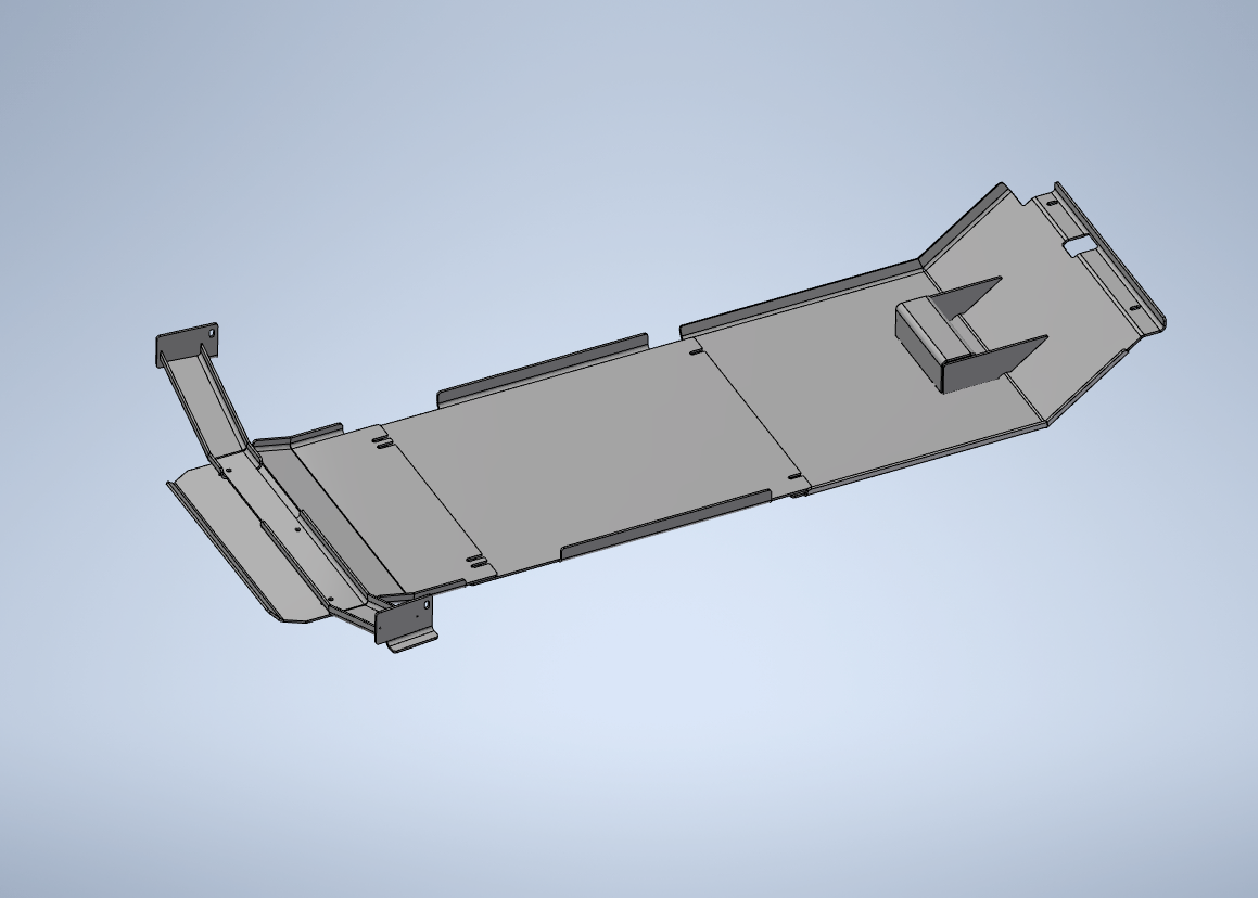 2003-2009 4Runner, FJ, GX470 Skid Plate Manufacturing Drawings