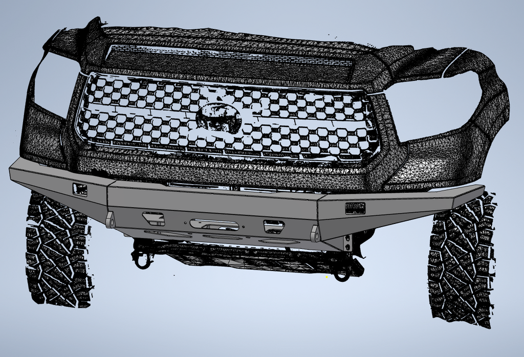 2007-2021 Tundra Front Bumper Manufacturing Drawings