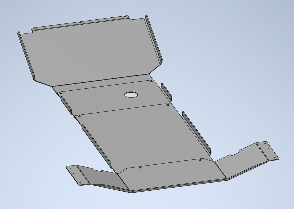 2000-2006 Tundra Skid Plate Manufacturing Drawings