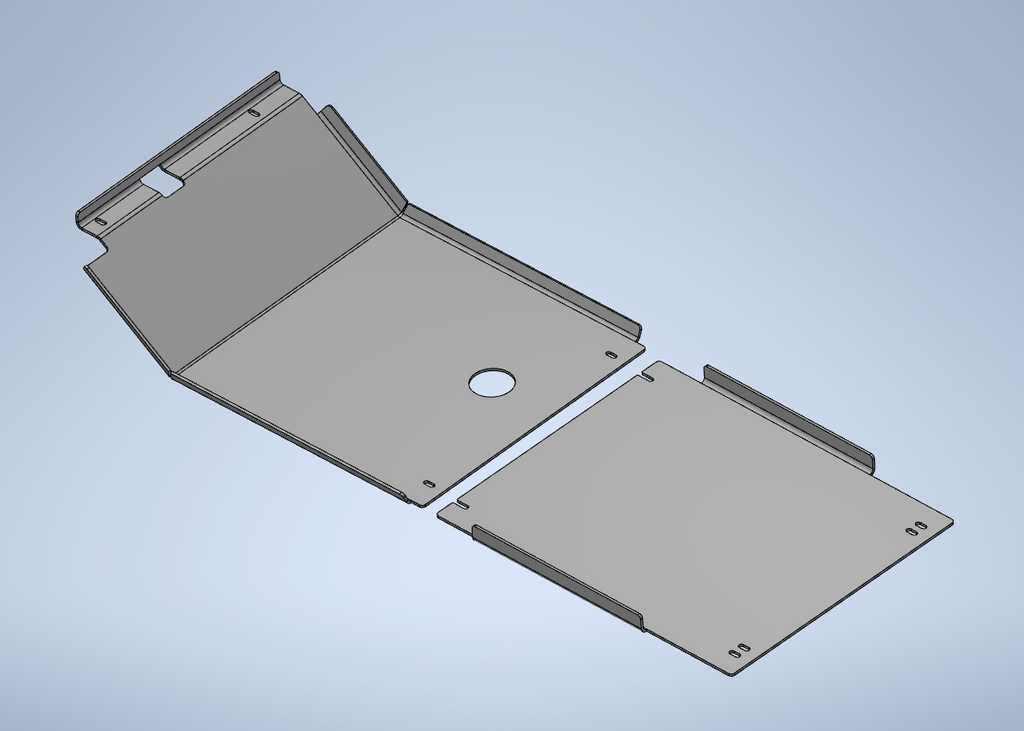 2003-2009 4Runner, FJ, GX470 Skid Plates Shipped via SendCutSend